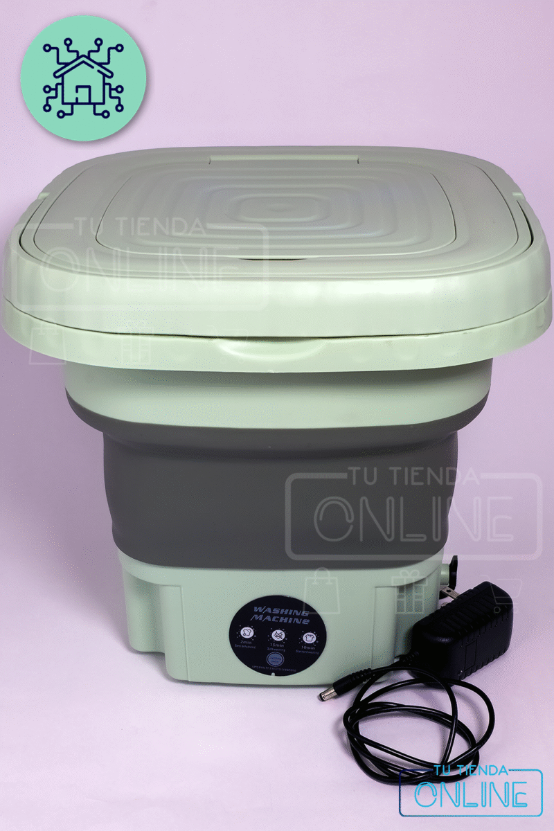 mini lavadora de ropa plegable