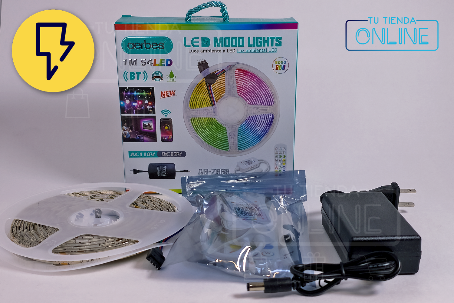 rollo luces rgb ab z968 rollo luces rgb ab z968