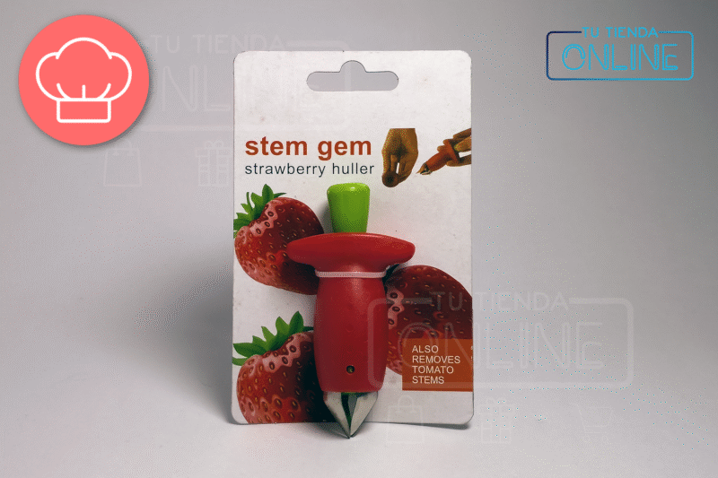 extractor de centros de fresa y tomate