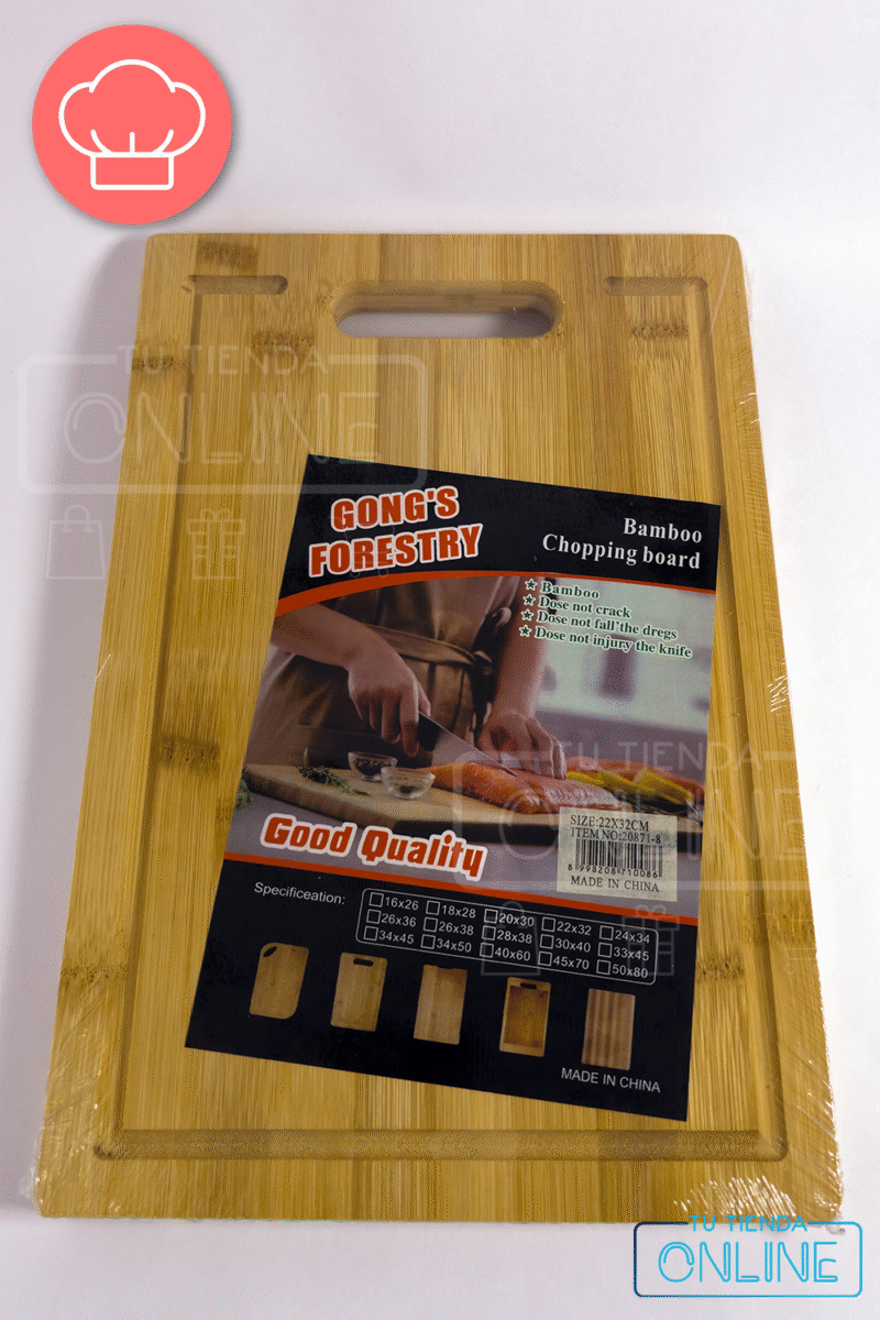 tabla para picar de bambu