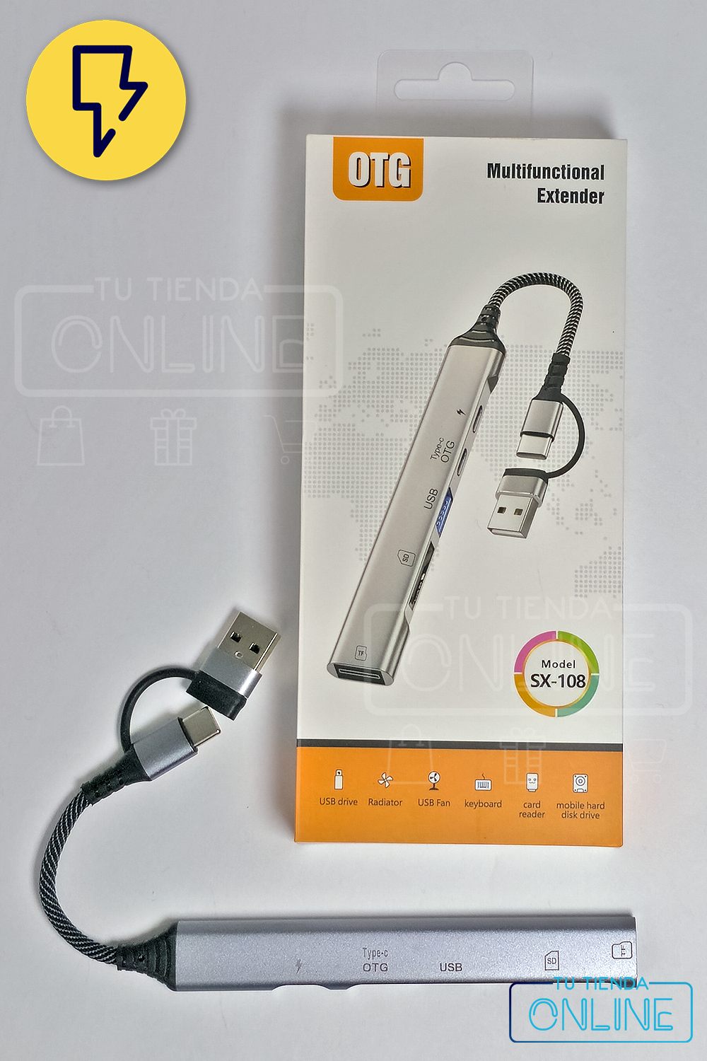 hub para laptop con adaptador usb/usb c hub para laptop con adaptador usb/usb c